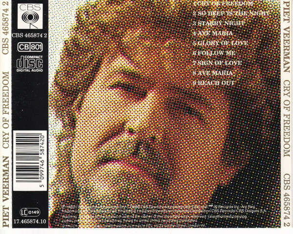 Piet Veerman - Cry of Freedom CD Import
