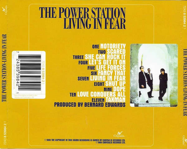 Power Station - Living In Fear CD Import