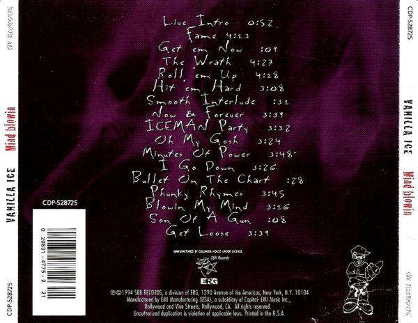 Vanilla Ice - Mind Blowin CD Import