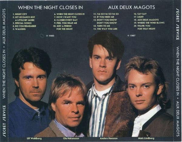 Secret Service - When the Night Closes In / Aux Deux Magots CD Import (Two Albums)