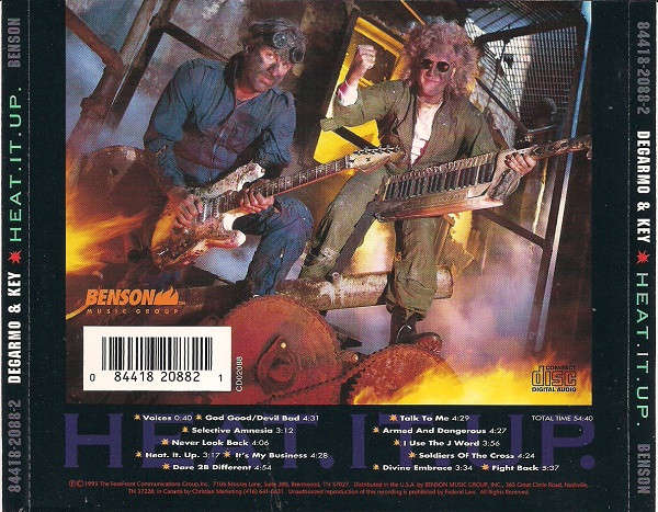 DeGarmo & Key - Heat. It. Up. CD Import