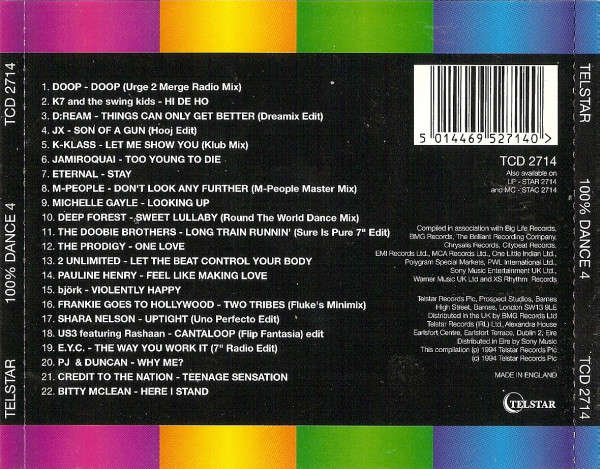 Various - 100% Dance 4 Double CD Import