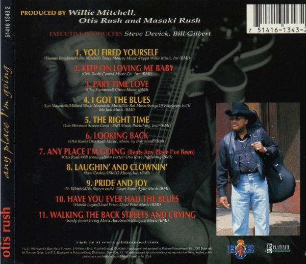 Otis Rush - Any Place I'm Going CD Import