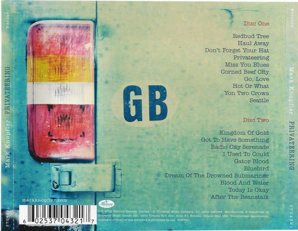 Mark Knopfler - Privateering CD Import