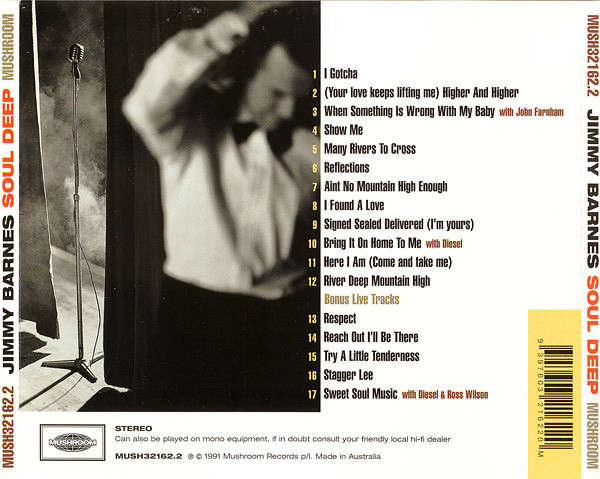 Jimmy Barnes - Soul Deep CD Import