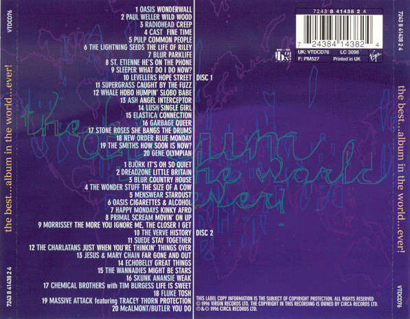 Various - Best... Album In the World...Ever! Double CD Import