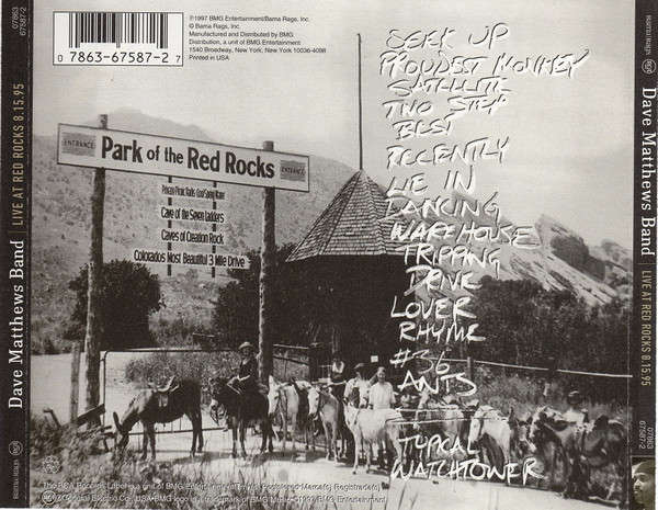 Dave Matthews Band - Live At Red Rocks 8.15.95 Double CD Import