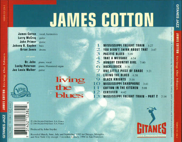 James Cotton - Living the Blues CD Import