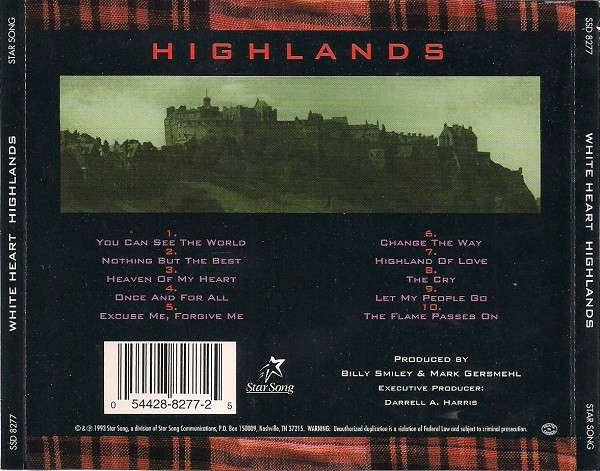White Heart - Highlands CD Import