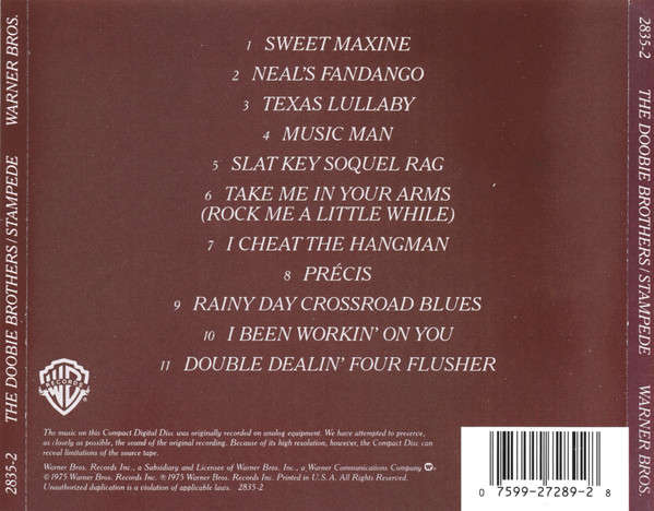 Doobie Brothers - Stampede CD Import