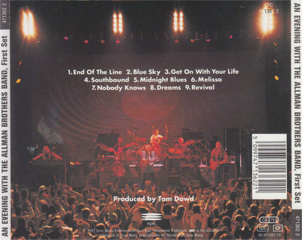 Allman Brothers Band - An Evening With 1st & 2nd Set 2x CD Import