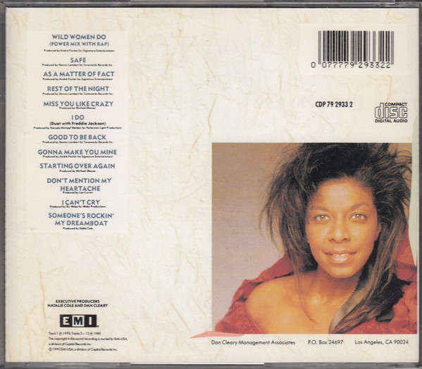 Natalie Cole - Good To Be Back CD Import