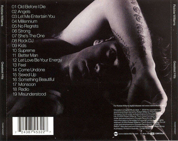 Robbie Williams - Greatest Hits CD Import