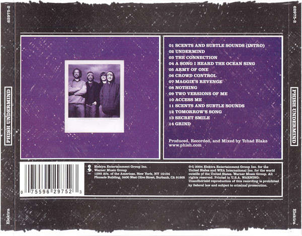 Phish - Undermind CD Import