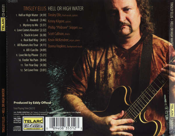 Tinsley Ellis  Hell Or High Water CD Import