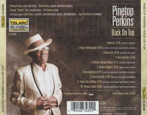 Pinetop Perkins - Back On Top CD Import