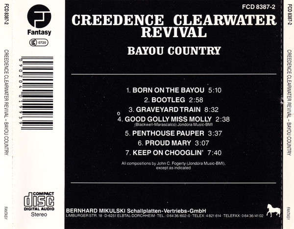 Creedence Clearwater Revival - Bayou Country CD Import