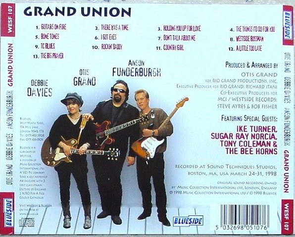 Anson Funderburgh, Otis Grand, Debbie Davies - Grand Union CD Import