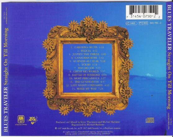 Blues Traveler - Straight On Till Morning CD Import