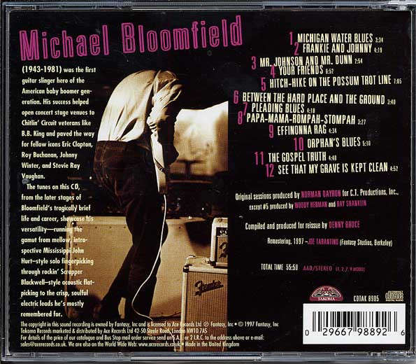 Michael Bloomfield - Best of CD Import
