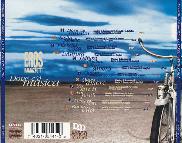 Eros Ramazzotti - Dove C'è Musica CD Import