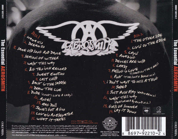 Aerosmith - Essential Double CD Import