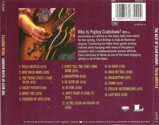 Elvin Bishop - Tulsa Shuffle: Best of CD Import