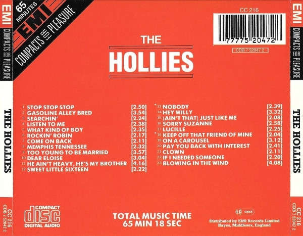 The Hollies - The Hollies CD Import