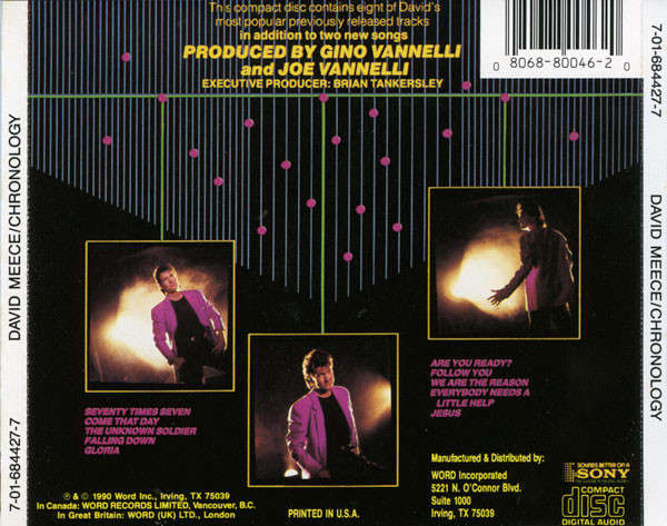 David Meece - Chronology CD Import