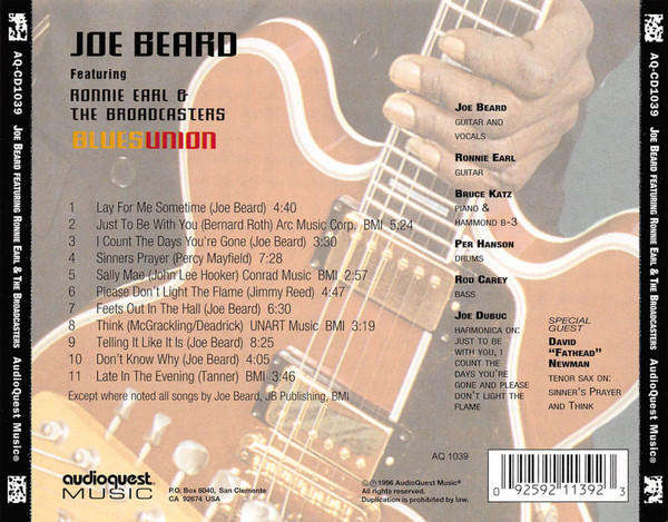 Joe Beard & Ronnie Earl & Broadcasters - Blues Union CD Import