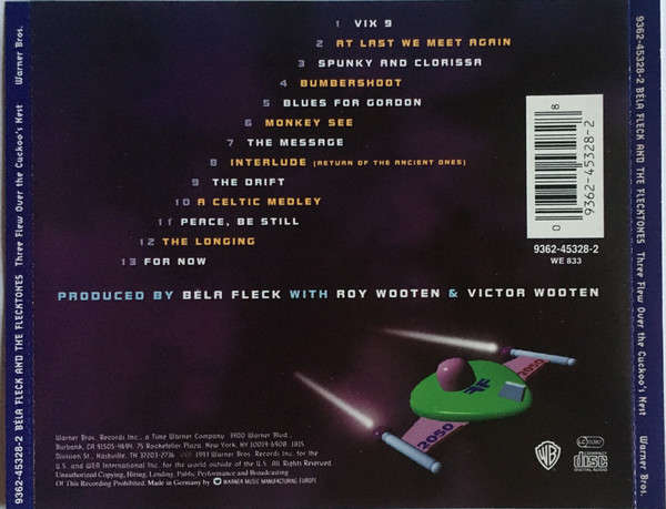 Béla Fleck & Flecktones - Three Flew Over the Cuckoo's Nest CD Import
