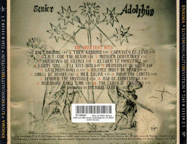 Enigma - Love Sensuality Devotion (Greatest Hits) CD Import