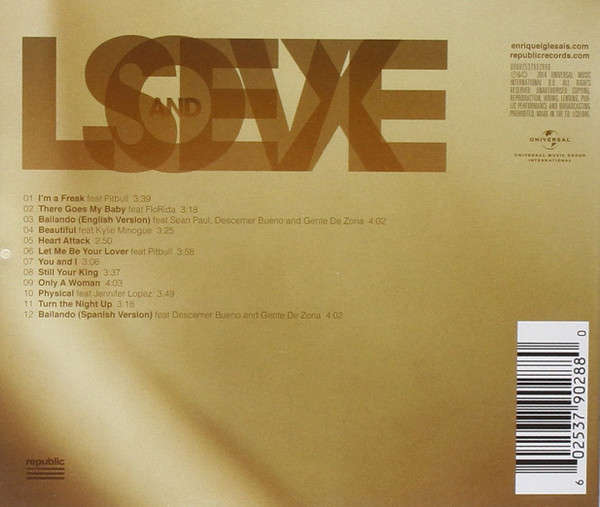 Enrique Iglesias - Sex & Love CD Import