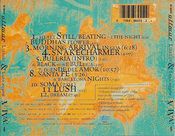 Ottmar Liebert & Luna Negra - Viva! CD Import