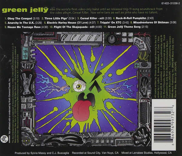 Green Jelly - Cereal Killer Soundtrack CD Import