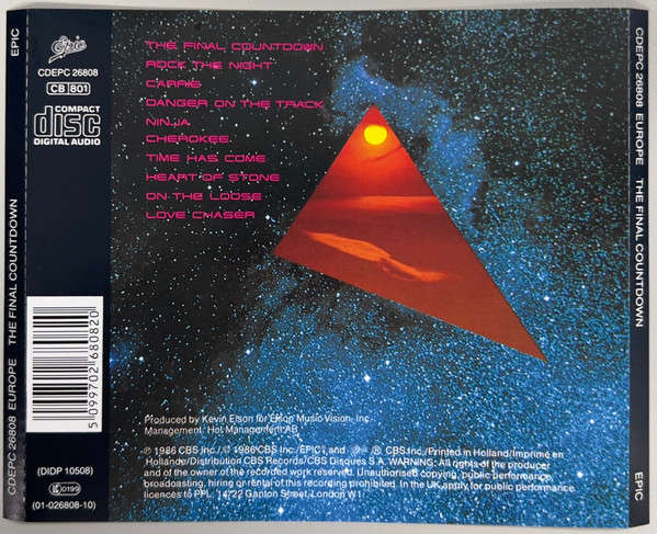 Europe - The Final Countdown CD Import