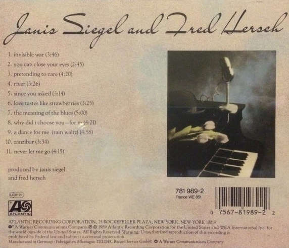 Janis Siegel & Fred Hersch - Short Stories CD Import
