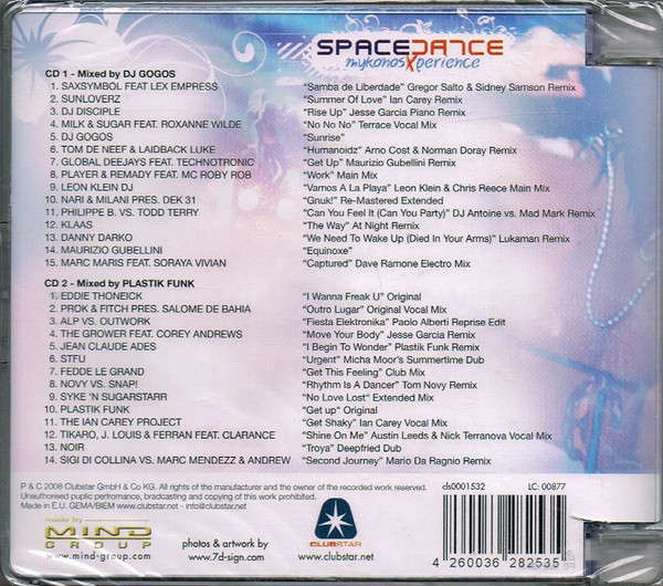 Various - Space Dance Mykonos Xperience Double CD Import