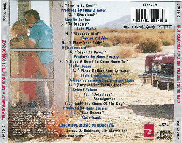 Soundtrack - True Romance CD Import