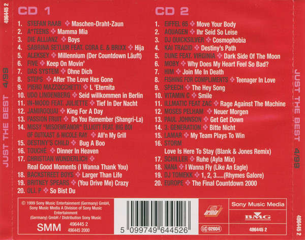 Various - Just the Best 4/99 Double CD Import