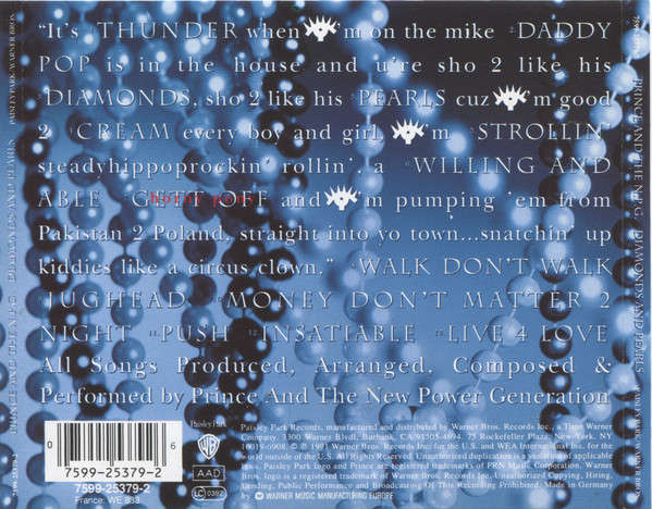 Prince - Diamonds & Pearls CD Import