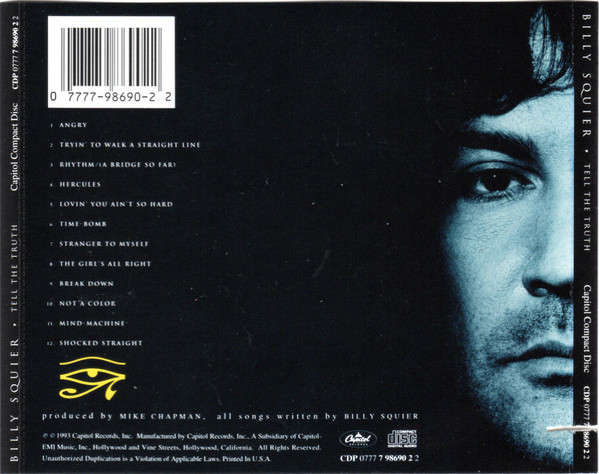 Billy Squier - Tell the Truth CD Import