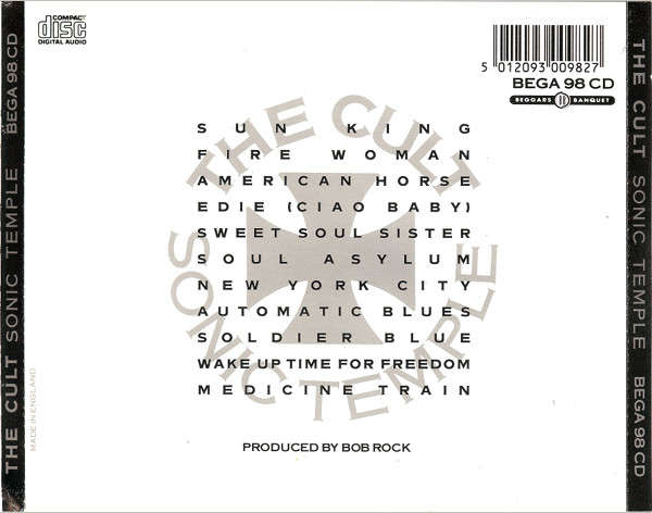 The Cult - Sonic Temple CD Import