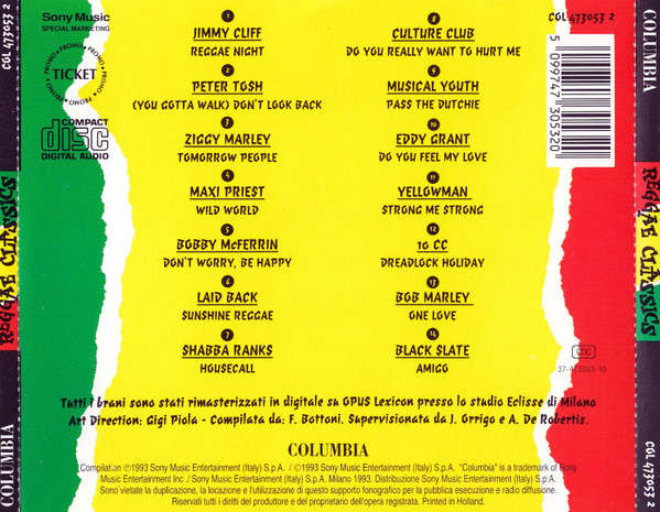 Various - Reggae Classics CD Import