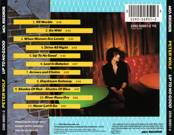 Peter Wolf - Up To No Good! CD Import
