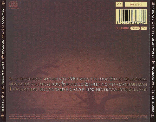 Alison Moyet - Hoodoo CD Import