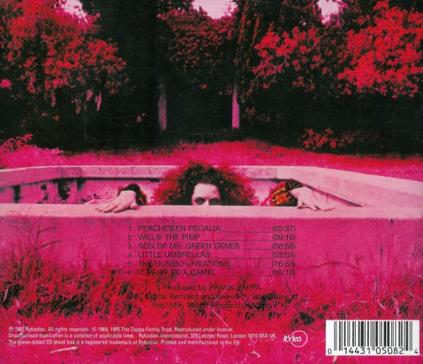 Frank Zappa - Hot Rats CD Import
