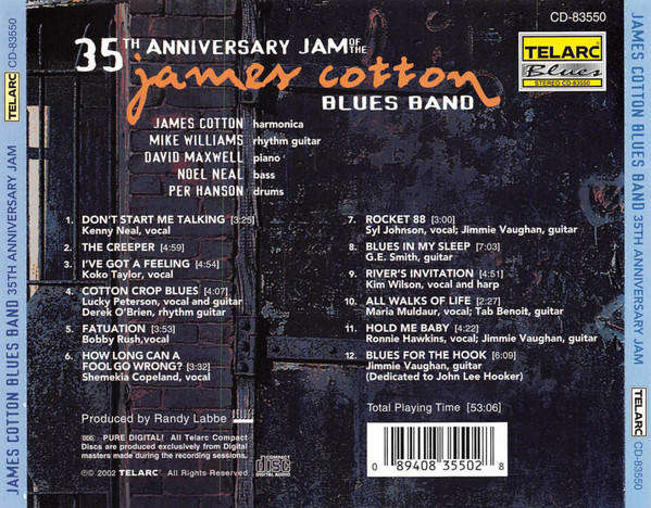 James Cotton Blues Band - 35th Anniversary Jam CD Import