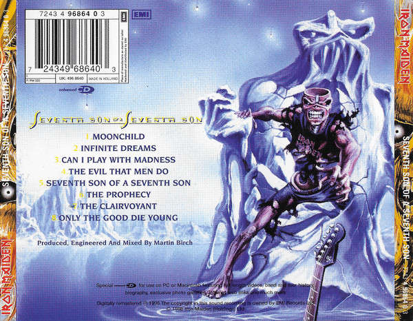Iron Maiden - Seventh Son of a Seventh Son CD Import