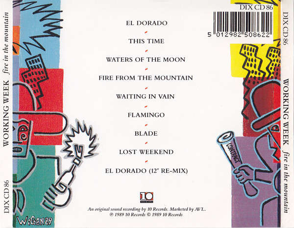 Working Week - Fire In the Mountain CD Import